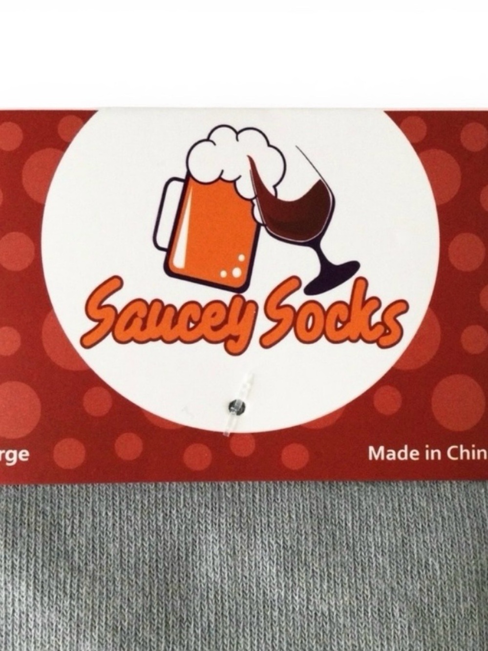 Saucey Socks “Please Bring Me a Beer” Knee‑High Socks – Funny Beer Gift – Size L - Picture 12 of 14